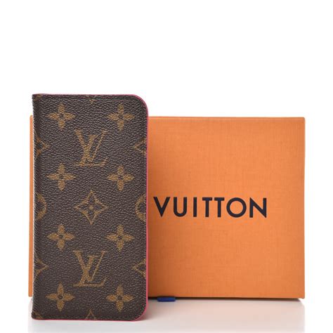 louis vuitton iphone x folio replica|louis vuitton iphone wallet case.